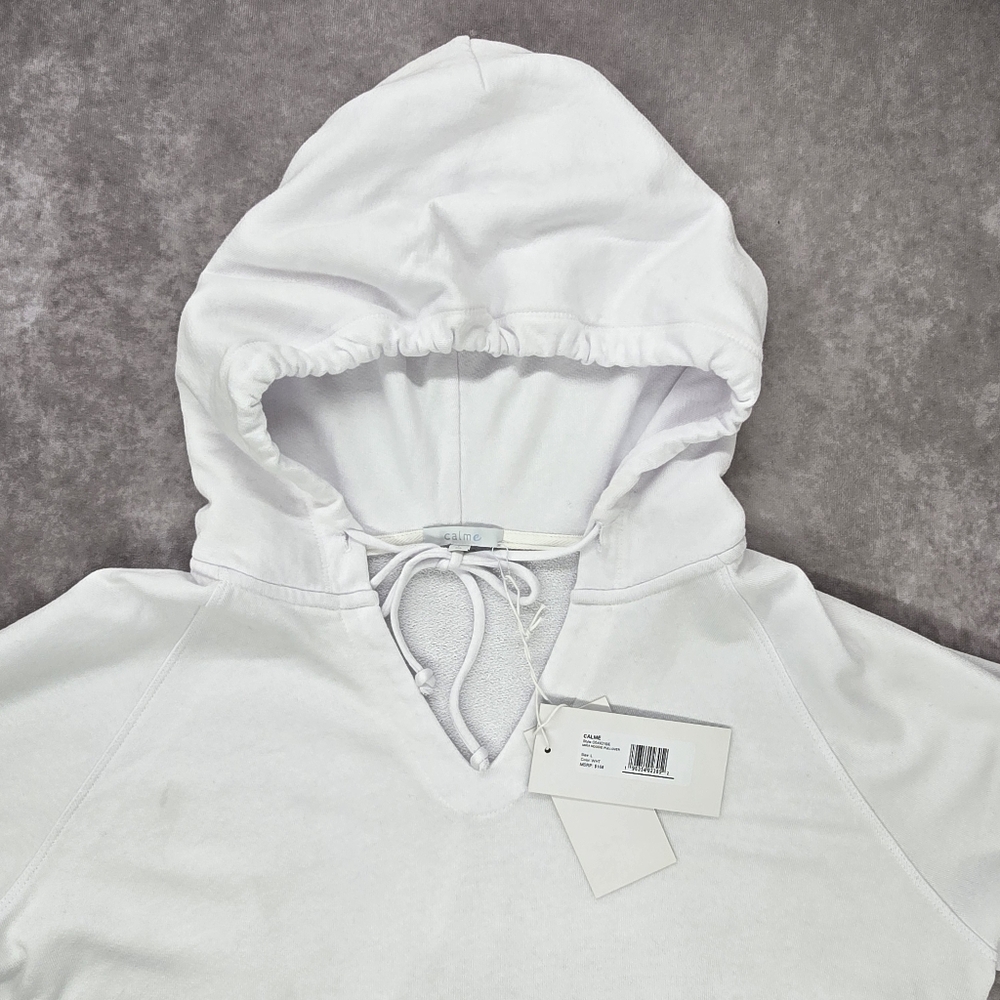 Johnny Was Calme NWT Mira White Hoodie Pullover - Picture 3 of 15